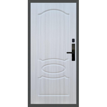 Входная металлическая дверь Баяр 1 ФЛ-128, Цвет "Сандал белый"