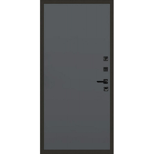 Входная металлическая дверь Branddoors Горизонт 003 Гладкая, Цвет "Антрацит"