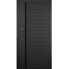 Входная металлическая дверь Branddoors Пиано 024 Зеркало Maxi, Цвет "Антрацит"