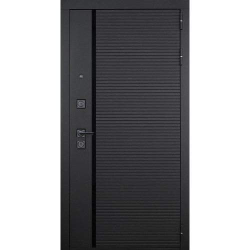 Входная металлическая дверь Branddoors Пиано 024 Зеркало Maxi "Аляска"