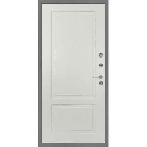 Входная металлическая дверь Diva МД-48 "Бетон" Н-7, Цвет "Шампань Soft-touch"