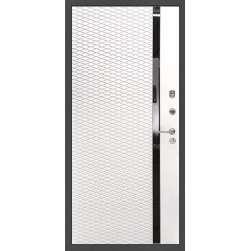 Входная металлическая дверь Diva 510 Титан MX-47 "Белый матовый"