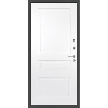 Входная металлическая дверь Diva 510 Титан Н-13, Цвет "Белый софт"