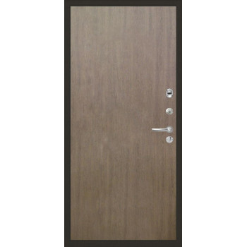 Входная металлическая дверь Интекрон Колизей Гладкая, Цвет "Шпон венге коричневый"