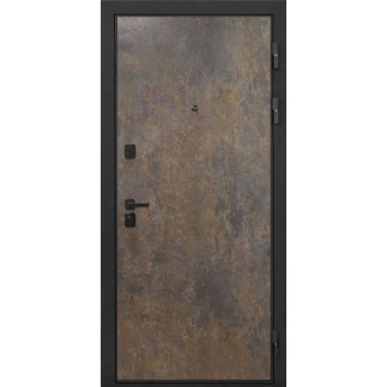 Входная металлическая дверь Интекрон Профит Black "Гранж" ФЛЗ-120 Max "Белый"