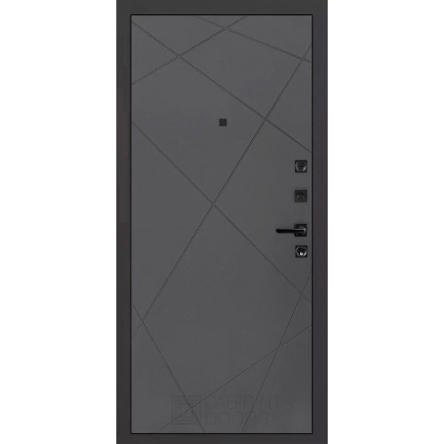 Входная металлическая дверь Labirint Infinity 24, Цвет "Графит софт"