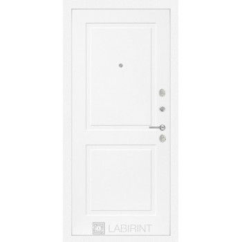 Входная металлическая дверь Labirint Платинум 11 "Белый софт"