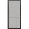 Входная металлическая дверь Labirint Silver 21, Цвет "Грей Софт (Серый светлый)"