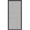 Входная металлическая дверь Labirint Beton 21, Цвет "Грей Софт (Серый светлый)"