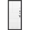 Входная металлическая дверь Labirint CARBON 21, Цвет "Белый софт"
