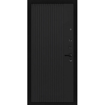 Входная металлическая дверь Labirint Piano 29 Хомс, Цвет "Черный кварц"