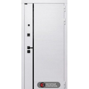 Входная металлическая дверь Labirint ROYAL 02, Цвет "Сандал белый"