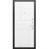 Входная металлическая дверь Labirint Silver 21, Цвет "Белый софт"