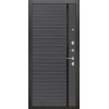 Входная металлическая дверь Labirint Silver 22, Цвет "Графит софт"
