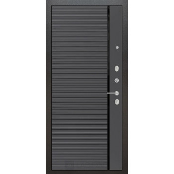 Входная металлическая дверь Labirint Silver 22, Цвет "Графит софт"