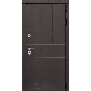 Входная металлическая дверь Labirint Urban 29 Хомс, Цвет "Серый софт рельеф"