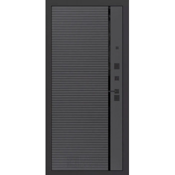 Входная металлическая дверь Labirint CARBON 22, Цвет "Графит софт"