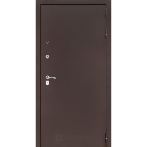Входная металлическая дверь Labirint Classic "Антик медный" 18, Цвет "Бетон светлый"