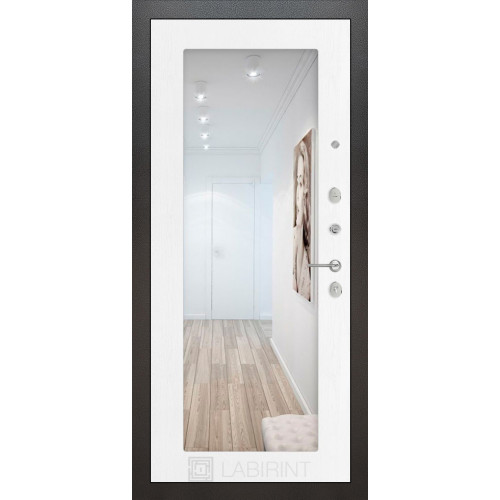 Входная металлическая дверь Labirint Silver 18
