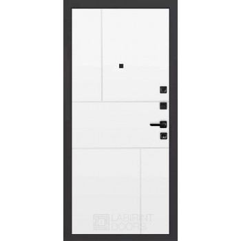 Входная металлическая дверь Labirint Infinity 21, Цвет "Белый софт"