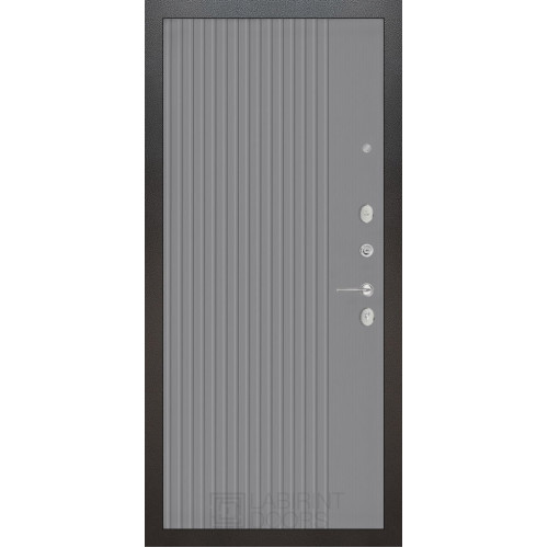 Входная металлическая дверь Labirint Silver 29 Хомс, Цвет "Серый софт рельеф"
