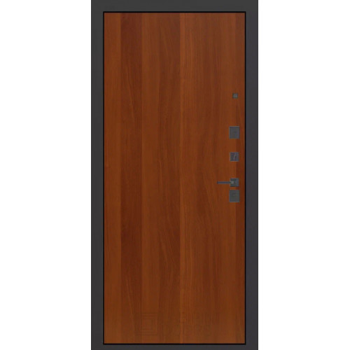 Входная металлическая дверь Labirint CARBON 05, Цвет "Орех итальянский"