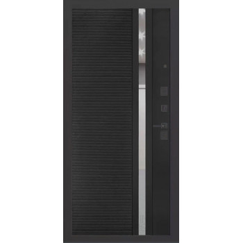 Входная металлическая дверь Labirint CARBON 31, Цвет "Черный кварц"