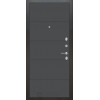 Входная металлическая дверь Labirint Silver 13, Цвет "Графит софт"