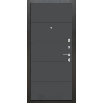 Входная металлическая дверь Labirint Silver 13, Цвет "Графит софт"