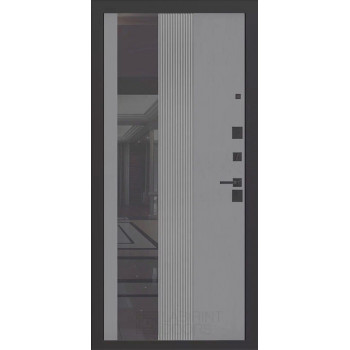 Входная металлическая дверь Labirint CARBON 32, Цвет "Серый софт рельеф"