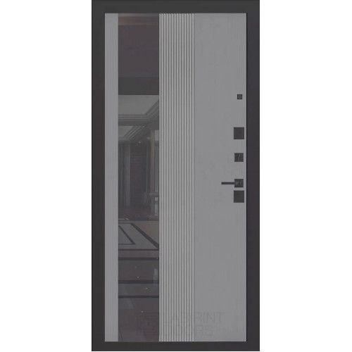 Входная металлическая дверь Labirint CARBON 32, Цвет "Серый софт рельеф"