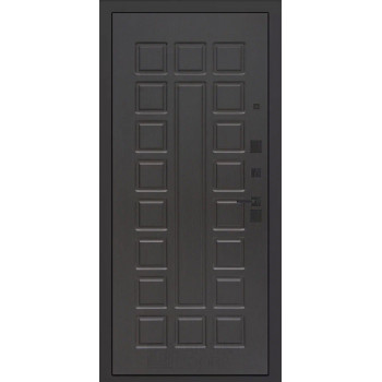 Входная металлическая дверь Labirint CARBON 04, Цвет "Венге"