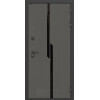 Входная металлическая дверь Labirint CARBON 14, Цвет "Дуб кантри белый горизонтальный"