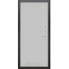 Входная металлическая дверь Labirint Silver 29 Хомс, Цвет "Белый софт рельеф"