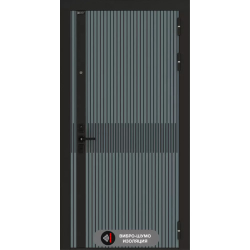 Входная металлическая дверь Labirint ISSIDA 04, Цвет "Венге"
