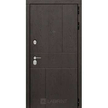 Входная металлическая дверь Labirint Urban 24, Цвет "Графит софт"