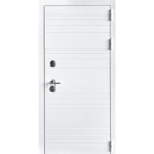 Входная металлическая дверь Лекс Соната Лайт 38 "Беленый дуб"