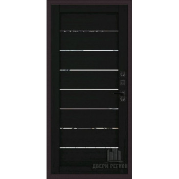 Входная металлическая дверь Regidoors ПАНЦИРЬ ТЕРМО LIGHT 2125 с зеркалом "Шоко велюр"