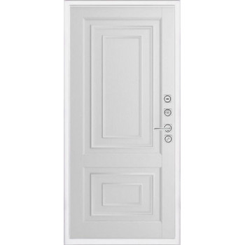 Входная металлическая дверь Regidoors Президент Лайн БЕЛЫЙ Florence 62002 "Серена белый"