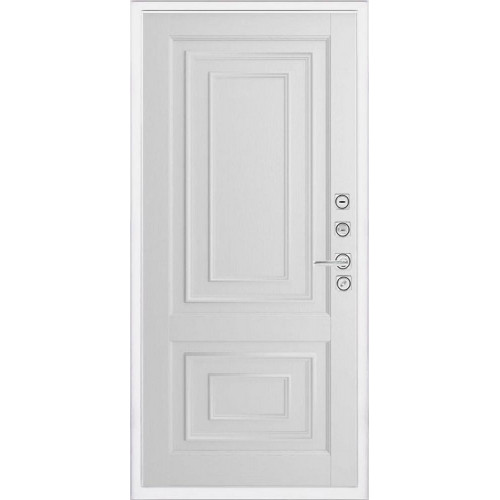 Входная металлическая дверь Regidoors Президент Лайн БЕЛЫЙ Florence 62002 "Серена белый"