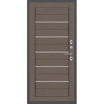 Входная металлическая дверь Regidoors Термо 3 Серебро LIGHT 2127 "Тортора софт"