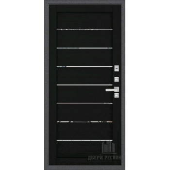 Входная металлическая дверь Regidoors Колизей Плюс LIGHT 2125 с зеркалом "Шоко велюр"
