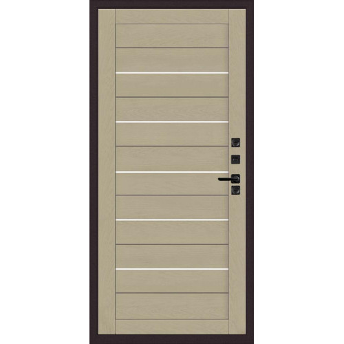Входная металлическая дверь Regidoors ПАНЦИРЬ ТЕРМО LIGHT 2127 "Крем софт"