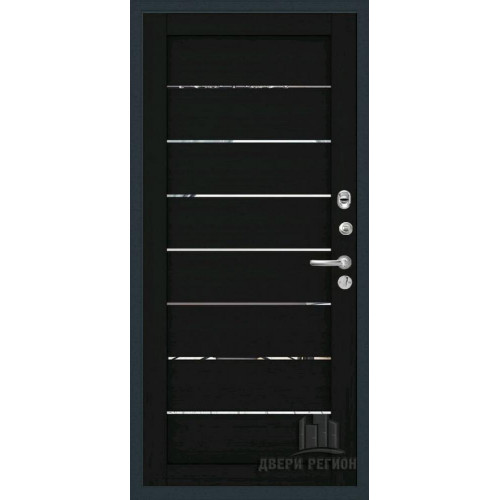 Входная металлическая дверь Regidoors Президент X7 LIGHT 2125 с зеркалом "Шоко велюр"