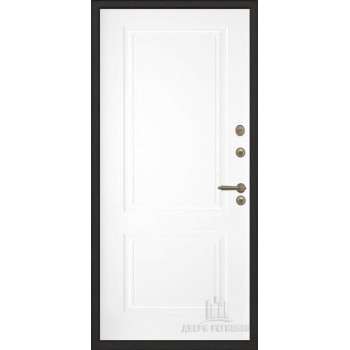 Входная металлическая дверь Regidoors ГОЛИАФ ТЕРМО Богемия "Эмаль белая"
