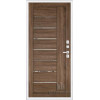 Входная металлическая дверь Regidoors NOVA LIGHT 2110 с зеркалом "Серый велюр"