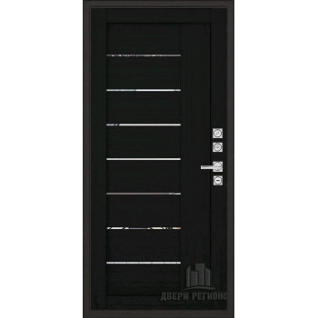 Входная металлическая дверь Regidoors Сенатор Плюс MOTTURA LIGHT 2110 с зеркалом "Шоко велюр"