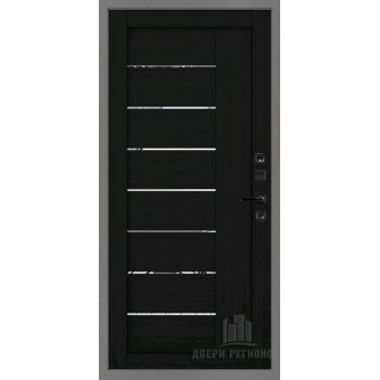 Входная металлическая дверь Regidoors Сенатор SOLID LIGHT 2110 с зеркалом "Шоко велюр"