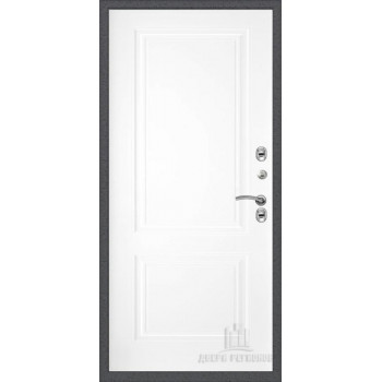 Входная металлическая дверь Regidoors Термо 3 Серебро Богемия "Эмаль белая"