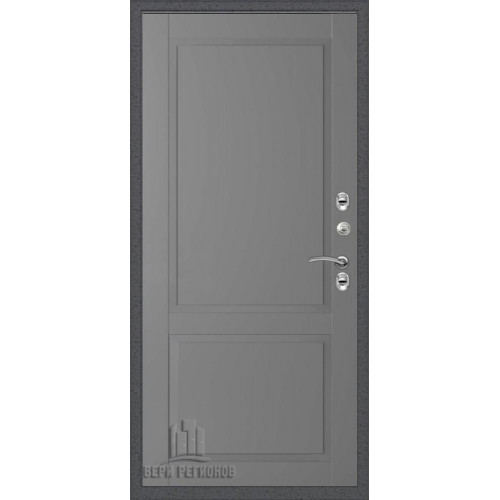 Входная металлическая дверь Regidoors Термо 3 Серебро Nova, Цвет "Антрацит"